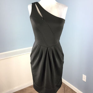 Guess XS 2 4 One shoulder Dress Scuba Cocktail